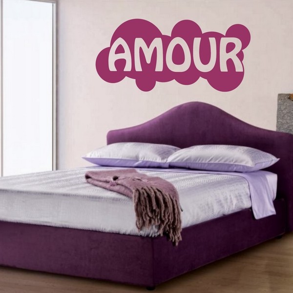 Exemple de stickers muraux: Amour encercl